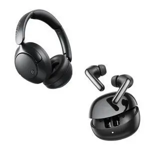 H3 Pro Headphones Black + Melobuds N60 Earbuds Black H3 Pro Headphones Black + Melobuds N60 Earbuds Black