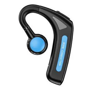 Open Ear Headphones Bluetooth Single Bone Conduction Wireless Earbuds with Earhooks Microphone Earphones Waterproof Long Battery Life Earpiece for Workout Running Sports Cycling Gym Android iOS Blue Open Ear Headphones Bluetooth Single Bone Conduction Wireless Earbuds with Earhooks Microphone Earphones Waterproof Long Battery Life Earpiece for Workout Running Sports Cycling Gym Android iOS Blue