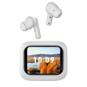True Wireless Earbuds Bluetooth Headphones with Touch Screen Blue Tooth Ear Buds Earphones for iPhone Android ANC Active Noise Cancelling Smart Earbuds Ear Phones True Wireless Earbuds Bluetooth Headphones with Touch Screen Blue Tooth Ear Buds Earphones for iPhone Android ANC Active Noise Cancelling Smart Earbuds Ear Phones