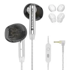 Duet Wired Earbuds with Mic, Dual Driver in Ear Earphone with 3.5mm Jack | Noise Isolating, Low Profile HiFi Headphone, Clear Full Range Audio Call and Track Control, Convenient for Travel, Black Duet Wired Earbuds with Mic, Dual Driver in Ear Earphone with 3.5mm Jack | Noise Isolating, Low Profile HiFi Headphone, Clear Full Range Audio Call and Track Control, Convenient for Travel, Black