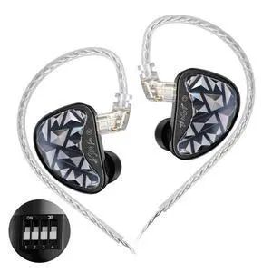 AS24 Pro 24BA in Ear Monitor Headphone, 3.5 mm Jack IEM with Tuning | HiFi Studio Recording &Mixing Secure Fit Earphone, Clear Full Range IEM for Professional Music Engineers Audiophiles AS24 Pro 24BA in Ear Monitor Headphone, 3.5 mm Jack IEM with Tuning | HiFi Studio Recording &Mixing Secure Fit Earphone, Clear Full Range IEM for Professional Music Engineers Audiophiles
