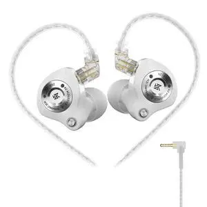 EDZ in Ear Monitor, Sound Isolating HiFi IEM, Clear in All Frequency | Stereo Sound Single Dynamic Driver Secure Fit Durability Wired Earbuds for Audio Engineers, Musicians (White, Nomic) EDZ in Ear Monitor, Sound Isolating HiFi IEM, Clear in All Frequency | Stereo Sound Single Dynamic Driver Secure Fit Durability Wired Earbuds for Audio Engineers, Musicians (White, Nomic)