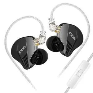 CCA Pianist in Ear Monitor 2BA+1DD Hybrid Triple Drivers Earbuds HiFi Bass Noise Isolation Earphones, Clarity Stereo Sound Comfortable Headphones for Audio Engineers, Musicians(with Mic) CCA Pianist in Ear Monitor 2BA+1DD Hybrid Triple Drivers Earbuds HiFi Bass Noise Isolation Earphones, Clarity Stereo Sound Comfortable Headphones for Audio Engineers, Musicians(with Mic)