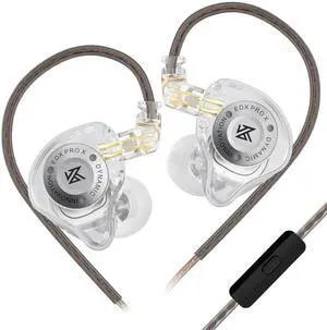 EDX Pro X in Ear Monitor Headphones, HiFi Stereo IEM, Dynamic Driver Earphones with Detachable Cable, Deep Bass Noise Isolating Earbuds for Singers Musicians Drummers Audiophile (MIC, White) EDX Pro X in Ear Monitor Headphones, HiFi Stereo IEM, Dynamic Driver Earphones with Detachable Cable, Deep Bass Noise Isolating Earbuds for Singers Musicians Drummers Audiophile (MIC, White)