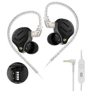 Pisces in Ear Monitors Headphones, Dual Dynamic Driver IEM with 4 Tuning Switches, Clarity in All Frequency Stereo Sound Comfortable Noise Isolating Earbuds for Stage and Studio (Tuning, Mic) Pisces in Ear Monitors Headphones, Dual Dynamic Driver IEM with 4 Tuning Switches, Clarity in All Frequency Stereo Sound Comfortable Noise Isolating Earbuds for Stage and Studio (Tuning, Mic)
