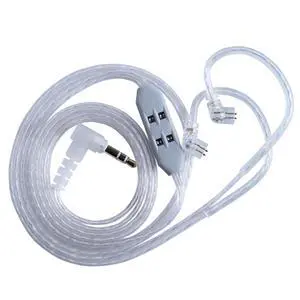 G.K T8 IEM Cable, Dual Mic Silver Plated Upgrade Cable with 8 Level Electronic Tuning, 3.94ft in Ear Monitor Wire for ZS10 Pro ZAS Zax ZAR Or Other 2Pin 0.78mm IEMs (Nomic) G.K T8 IEM Cable, Dual Mic Silver Plated Upgrade Cable with 8 Level Electronic Tuning, 3.94ft in Ear Monitor Wire for ZS10 Pro ZAS Zax ZAR Or Other 2Pin 0.78mm IEMs (Nomic)