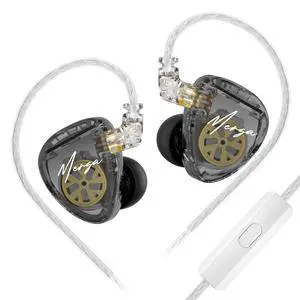 Merga in Ear Monitor Headphones, Professional Noise Isolating Dual Dynamic Driver HiFi Bass Earphones, All Frequency Balance Stereo Wired Earbuds for Audio Engineers Singer Musician (Pro, MIC) Merga in Ear Monitor Headphones, Professional Noise Isolating Dual Dynamic Driver HiFi Bass Earphones, All Frequency Balance Stereo Wired Earbuds for Audio Engineers Singer Musician (Pro, MIC)