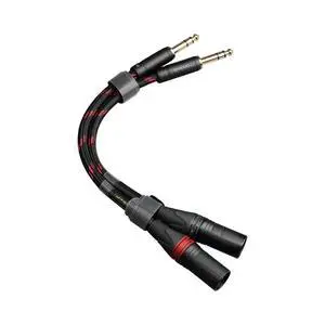 Topping TCT2 HiFi Audio Cable TRS to XLR Large Three core 6.35 Revolution XLR Balance Cable (25CM) Topping TCT2 HiFi Audio Cable TRS to XLR Large Three core 6.35 Revolution XLR Balance Cable (25CM)