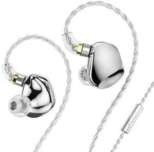 TRN VX PRO+ 1DD+8BA Flagship HiFi Earphones with Detachable Cable (Silver mic) TRN VX PRO+ 1DD+8BA Flagship HiFi Earphones with Detachable Cable (Silver mic)