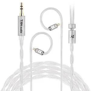 Fanmusic TRN Ice EEL Silver Plated Monocrystalline Copper Upgrade Cable Detachable Dual Pin Cable (3.5MM) Fanmusic TRN Ice EEL Silver Plated Monocrystalline Copper Upgrade Cable Detachable Dual Pin Cable (3.5MM)