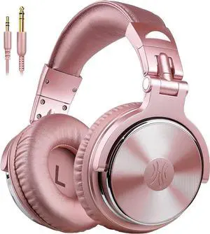 Wired Over Ear Headphones Studio Monitor & Mixing DJ Stereo Headsets with 50mm Neodymium Drivers and 1/4 to 3.5mm Jack for AMP Computer Recording Podcast Keyboard Guitar Laptop Pink Wired Over Ear Headphones Studio Monitor & Mixing DJ Stereo Headsets with 50mm Neodymium Drivers and 1/4 to 3.5mm Jack for AMP Computer Recording Podcast Keyboard Guitar Laptop Pink