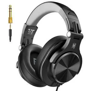 A71D Wired Over Ear Headphones, Studio Monitor Headsets, Hi Res DJ Stereo Headphone with Foldable Design, 3.5/6.35MM Plug for AMP Recording Podcast Mixing PC Guitar Black A71D Wired Over Ear Headphones, Studio Monitor Headsets, Hi Res DJ Stereo Headphone with Foldable Design, 3.5/6.35MM Plug for AMP Recording Podcast Mixing PC Guitar Black