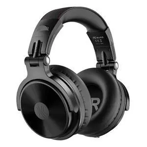 Bluetooth Over Ear Headphones, 110 Hrs Wireless/Wired Stereo Sound Foldable Headsets with Deep Bass 50mm Neodymium Drivers for PC/Computer/Podcast Studio Wireless Pro C, Black Bluetooth Over Ear Headphones, 110 Hrs Wireless/Wired Stereo Sound Foldable Headsets with Deep Bass 50mm Neodymium Drivers for PC/Computer/Podcast Studio Wireless Pro C, Black