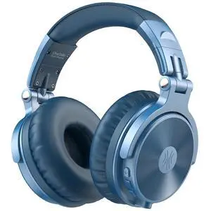 Bluetooth Over Ear Headphones, 110 Hrs Wireless/Wired Stereo Sound Foldable Headsets with Deep Bass 50mm Neodymium Drivers for PC/Phone/Tablet Studio Wireless Pro C, Sky Blue Bluetooth Over Ear Headphones, 110 Hrs Wireless/Wired Stereo Sound Foldable Headsets with Deep Bass 50mm Neodymium Drivers for PC/Phone/Tablet Studio Wireless Pro C, Sky Blue