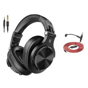 A71 Wired Over Ear Headphones & 3.5 mm Cable with Boom Mic A71 Wired Over Ear Headphones & 3.5 mm Cable with Boom Mic