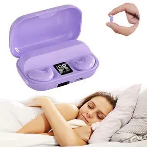 Purple Sleep Hidden Headphones Wireless Invisible Earbuds for Sleeping Sleep Tiny Earbuds for Side Sleepers Headphone to Sleep in Tiny Smallest Invisible Earbuds Earphones for Sleeping Purple Sleep Hidden Headphones Wireless Invisible Earbuds for Sleeping Sleep Tiny Earbuds for Side Sleepers Headphone to Sleep in Tiny Smallest Invisible Earbuds Earphones for Sleeping