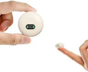 Mini Invisible Earbuds Wireless Bluetooth Blue Tooth Ear Buds for iPhones Android Small Ears Canal Discreet Hidden Tiny Smallest Micro Comfortable Earbuds Low Profile Sleep Headphones for Work Mini Invisible Earbuds Wireless Bluetooth Blue Tooth Ear Buds for iPhones Android Small Ears Canal Discreet Hidden Tiny Smallest Micro Comfortable Earbuds Low Profile Sleep Headphones for Work