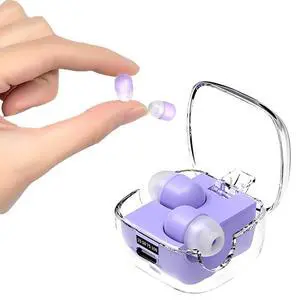 Mini Invisible Small Bluetooth Earbuds Sleeping for Small Ears Low Profile Tiny Hidden Discreet Smallest Earbuds for Work Sleep Ear Buds Invisible Headphones Buds Purple Mini Invisible Small Bluetooth Earbuds Sleeping for Small Ears Low Profile Tiny Hidden Discreet Smallest Earbuds for Work Sleep Ear Buds Invisible Headphones Buds Purple