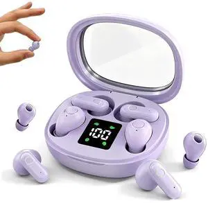Mini Invisible Small Earbuds Set Sleep Ear Buds Purple Wireless Bluetooth for Small Ears Canals Side Sleepers Tiny Micro Low Profile Smallest Hidden Discreet Earbuds 2 Pack Headphones for Work Mini Invisible Small Earbuds Set Sleep Ear Buds Purple Wireless Bluetooth for Small Ears Canals Side Sleepers Tiny Micro Low Profile Smallest Hidden Discreet Earbuds 2 Pack Headphones for Work