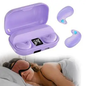 Invisible Sleep Wireless Earphone IPX5 Waterproof Purple Wireless Thin Invisible Sleep Earbuds for Side Sleepers Ear Buds Smallest Tiny Small Mini Discreet Earbud for Sleeping Invisible Headphones Invisible Sleep Wireless Earphone IPX5 Waterproof Purple Wireless Thin Invisible Sleep Earbuds for Side Sleepers Ear Buds Smallest Tiny Small Mini Discreet Earbud for Sleeping Invisible Headphones