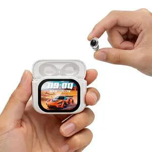 Mini Invisible Small Earbuds Wireless Bluetooth with Touch Screen Case, Tiny Smallest Micro Low Profile Sleep Discreet Hidden Earbuds Headphones Ear Buds for Work Sleeping Small Ear Canals Mini Invisible Small Earbuds Wireless Bluetooth with Touch Screen Case, Tiny Smallest Micro Low Profile Sleep Discreet Hidden Earbuds Headphones Ear Buds for Work Sleeping Small Ear Canals