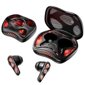Cool RGB Mecha True Wireless Bluetooth 5.4 Kids Gaming Earbuds Headsets with Mic Gifts for Gamer Boys Men Kids Low Latency Earbuds Earphones Gaming Blue Tooth Ear Buds for iPhone Android PC Cool RGB Mecha True Wireless Bluetooth 5.4 Kids Gaming Earbuds Headsets with Mic Gifts for Gamer Boys Men Kids Low Latency Earbuds Earphones Gaming Blue Tooth Ear Buds for iPhone Android PC