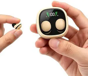 Skintone Nude Small Mini Invisible Earbuds Wireless Bluetooth Ear Buds for Small Ears Canals Women Kids, Skin Color Tiny Smallest Micro Discreet Hidden Headphones Comfortable Earbuds Wireless for Work Skintone Nude Small Mini Invisible Earbuds Wireless Bluetooth Ear Buds for Small Ears Canals Women Kids, Skin Color Tiny Smallest Micro Discreet Hidden Headphones Comfortable Earbuds Wireless for Work