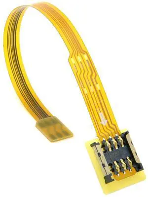 chenyang Micro SIM Card to Nano SIM Kit Male to Female Extension Soft Flat FPC Cable Extender 10cm chenyang Micro SIM Card to Nano SIM Kit Male to Female Extension Soft Flat FPC Cable Extender 10cm