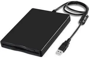 Portable external floppy disk drive FDD 3.5-inch floppy disk drive for connecting to a computer for floppy disk reading and writing 1.44MB floppy disk capacityxd