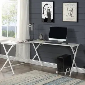 Acme Demas Computer Desk, Black Finish