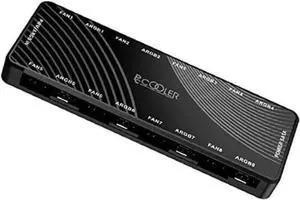 DIXSG PWM Fan Hub, Addressable 5V 3Pin ARGB & 12V 4Pin PWM 2-in-1 RGB Case Fan Hub with Hidden Magnetic Base and SATA Power 16 Port, Support 8 Computer CPU Fans Splitter DIXSG PWM Fan Hub, Addressable 5V 3Pin ARGB & 12V 4Pin PWM 2-in-1 RGB Case Fan Hub with Hidden Magnetic Base and SATA Power 16 Port, Support 8 Computer CPU Fans Splitter