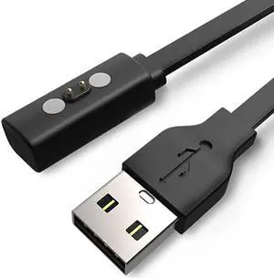 DIXSG Charger for Pebble Time Time Steel Time Round Pebble 2+ Pebble 2SE - USB Charging Cable 100cm - Heart Rate Smartwatch Accessories DIXSG Charger for Pebble Time Time Steel Time Round Pebble 2+ Pebble 2SE - USB Charging Cable 100cm - Heart Rate Smartwatch Accessories