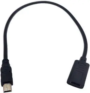 DIXSG USB C to Mini USB Cable, USB Type C (USB-C) Female to Mini USB Male Charge Cable Adapter Converter Cord for MacBook Pro, Laptop, Android Devices(Only for Charging) (Type C F/Mini M) DIXSG USB C to Mini USB Cable, USB Type C (USB-C) Female to Mini USB Male Charge Cable Adapter Converter Cord for MacBook Pro, Laptop, Android Devices(Only for Charging) (Type C F/Mini M)