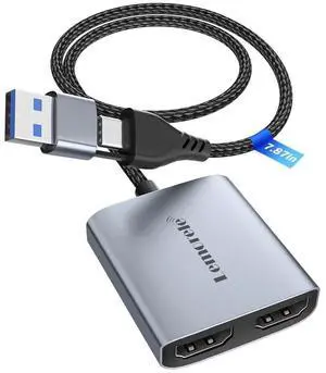 DIXSG HDMI Video Capture Card with Loop-Out, USB A/USB C 1080P 60Hz, Audio Capture Device for PC Gaming, Streaming, and Live Recording Supports OBS, PS5, Nintendo Switch, Xbox, PC, Mac, and TikTok DIXSG HDMI Video Capture Card with Loop-Out, USB A/USB C 1080P 60Hz, Audio Capture Device for PC Gaming, Streaming, and Live Recording Supports OBS, PS5, Nintendo Switch, Xbox, PC, Mac, and TikTok