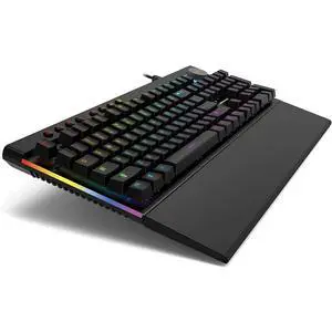 DIXSG Alpha 5.0 LED Mechanical Gaming Keyboard, RGB Backlit Keys, Anti-Ghosting, Programmable Lighting, Magnetic Palm Rest for PC Gaming DIXSG Alpha 5.0 LED Mechanical Gaming Keyboard, RGB Backlit Keys, Anti-Ghosting, Programmable Lighting, Magnetic Palm Rest for PC Gaming