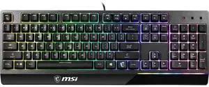 DIXSG Gaming Backlit RGB Dedicated Hotkeys Anti-Ghosting Water Resistant Mechanical Feel Gaming Keyboard (Vigor GK30 US) DIXSG Gaming Backlit RGB Dedicated Hotkeys Anti-Ghosting Water Resistant Mechanical Feel Gaming Keyboard (Vigor GK30 US)