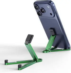 Portable Foldable Pocket Phone Stand with Keychain for Desk Travel(Blue) | Mini aluminum, adjustable kickstand, lightweight metal, slim compact for office, plane Green Portable Foldable Pocket Phone Stand with Keychain for Desk Travel(Blue) | Mini aluminum, adjustable kickstand, lightweight metal, slim compact for office, plane Green
