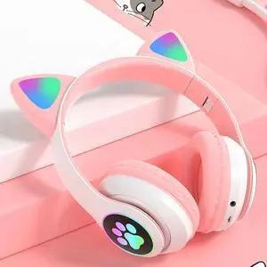 BDI TECHNOLOGY Cat Ear Headphone-White