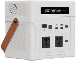 UAPOW Portable Power Station ZP1000, 902Wh LiFePO4 (LFP) battery, solar generator, 600W AC output, suitable for outdoor camping, home backup power, emergencies, and RV use.