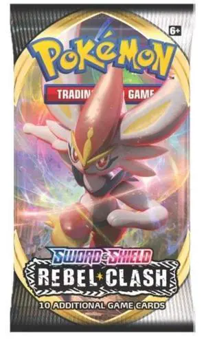 Pokemon TCG: Sword & Shield - Rebel Clash Booster Pack - Random Artwork