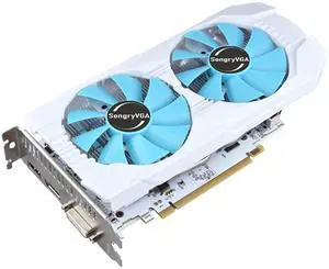 SongryVGA RX 590 GME 8GB GDDR5 256-Bit Gaming Graphics Card,2304SP PCIe 3.0 x16 6-Pin Power Connector 1080p Ready with HDMI/DP/DVI Output Ports