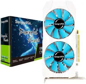 SongryVGA RX 580 8GB GDDR5 256-Bit Gaming Graphics Card,2048SP PCIe 3.0 x16 6-Pin Power Connector 1080p Ready with HDMI/DP/DVI Output Ports