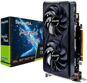 SongryVGA GTX 1060 3GB GDDR5 Video Card for Gaming,192-bit PCI Express 3.0,4K/8K Ultra HD,Dual Fan Cooling,HDMI 2.0 + 2x DP