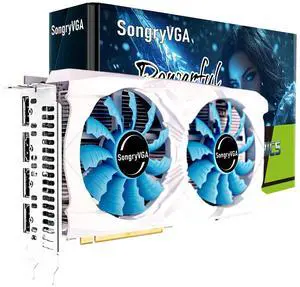 SongryVGA GTX 1660 Super 6GB GDDR6 Gaming Graphics Card,192-bit 8Pin PCIe 3.0,4K Triple DP + HDMI,for PC Gaming & Multi-Monitor Setup