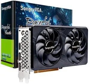 SongryVGA GTX 1060 3GB GDDR5 Video Card for Gaming,192-bit PCI Express 3.0,4K/8K Ultra HD,Dual Fan Cooling,HDMI 2.0 + 2x DP