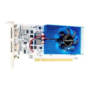 SongryVGA GT 730 4GB Low Profile Graphics Card,GDDR3 PCIe 2.0 64-bit Dual HDMI Ports for SFF And All In One PCs