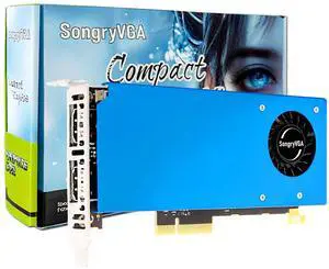 SongryVGA GT 1030 2GB GDDR5 64-Bit Low Profile Graphics Card,Dual HDMI 4K,PCIe 3.0,DirectX 12
