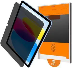 OMOTON 2 Pack Privacy Screen Protector for iPad A16 11th 10th Generation (11/10.9 inch 2025/2022), Anti-Spy Tempered Glass with Installation Tray for 11th/10th Gen-Case Friendly/Apple Pencil Support