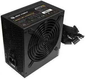 HIGH POWER 750W 80 Plus Gold Certified PC Power Supply ATX 3.0 Compatible & PCIe 5.0 Compliant, Active PFC with Whisper 120mm Fan for Quiet Operation, and Reliable Performance