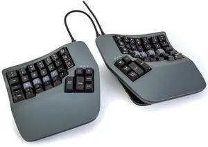KINESIS Advantage360 Split Ergonomic Keyboard - USB-C | Mechanical Switches | Fully Programmable | Contoured Shape | Adjustable Tenting | PBT Keycaps